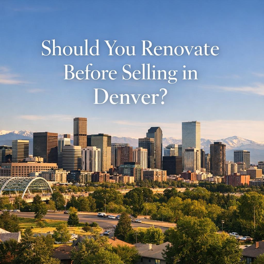 Should You Renovate Before Selling in Denver?