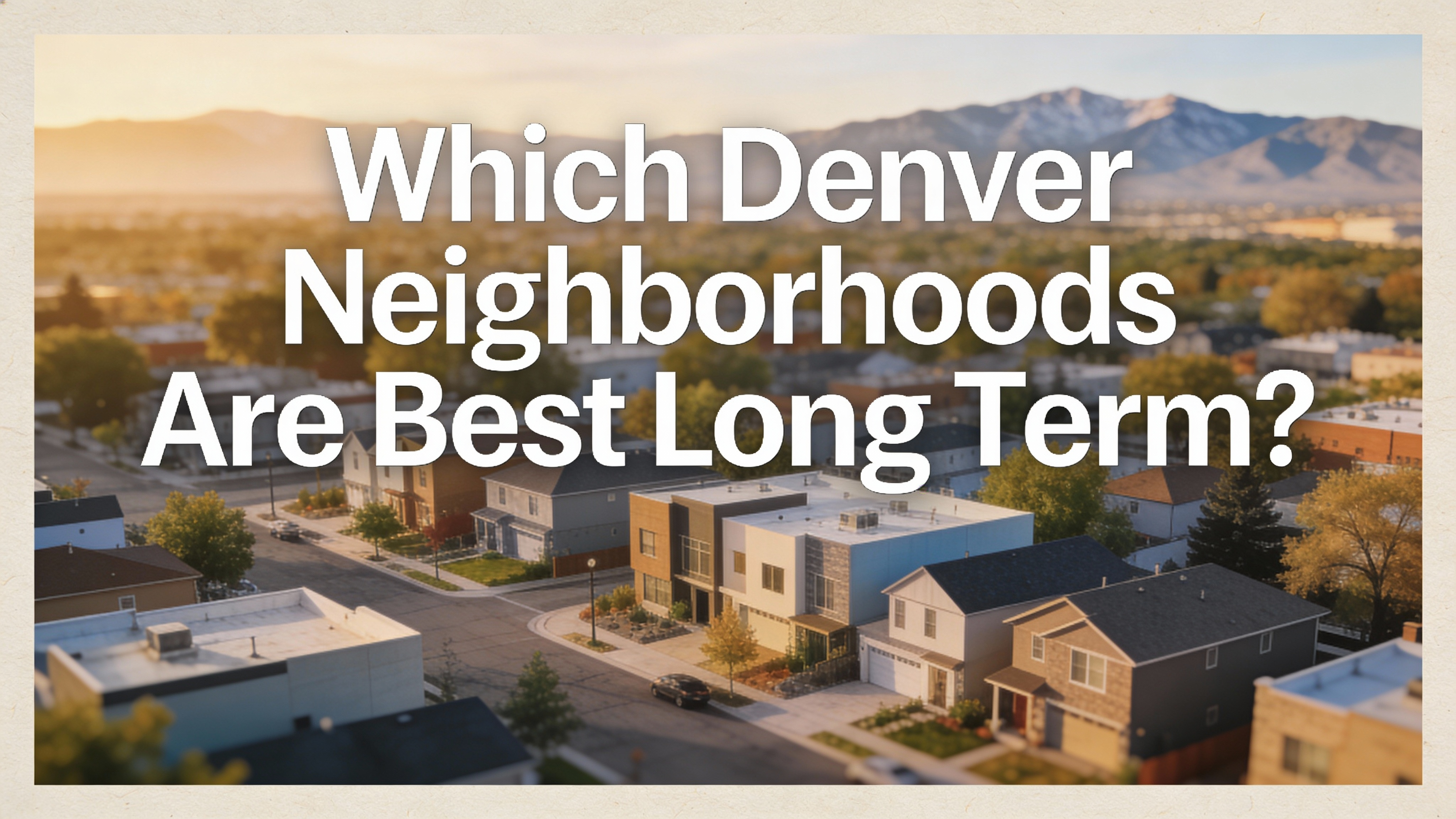 Which Denver Neighborhoods Are Best Long Term? - Lairio — Real Estate ...