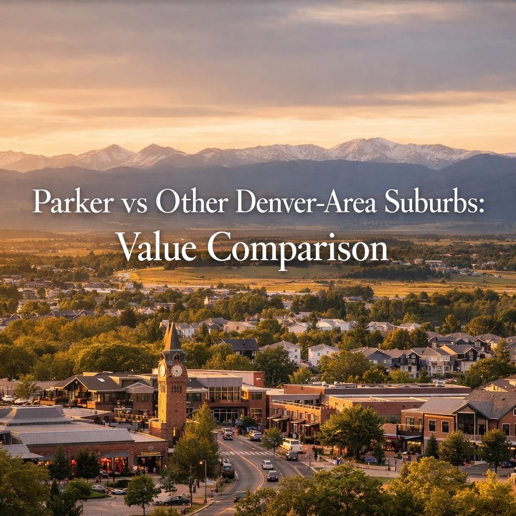 Parker vs Other Denver-Area Suburbs: Value Comparison