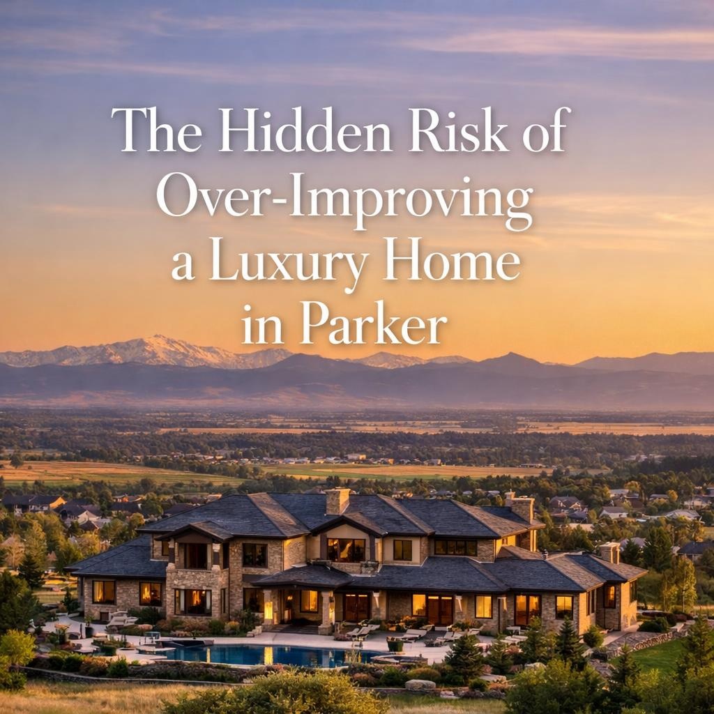 The Hidden Risk of Over-Improving a Luxury Home in Parker