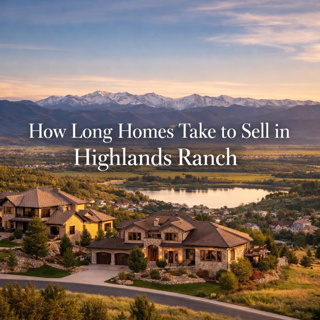 How Long Homes Take to Sell in Highlands Ranch