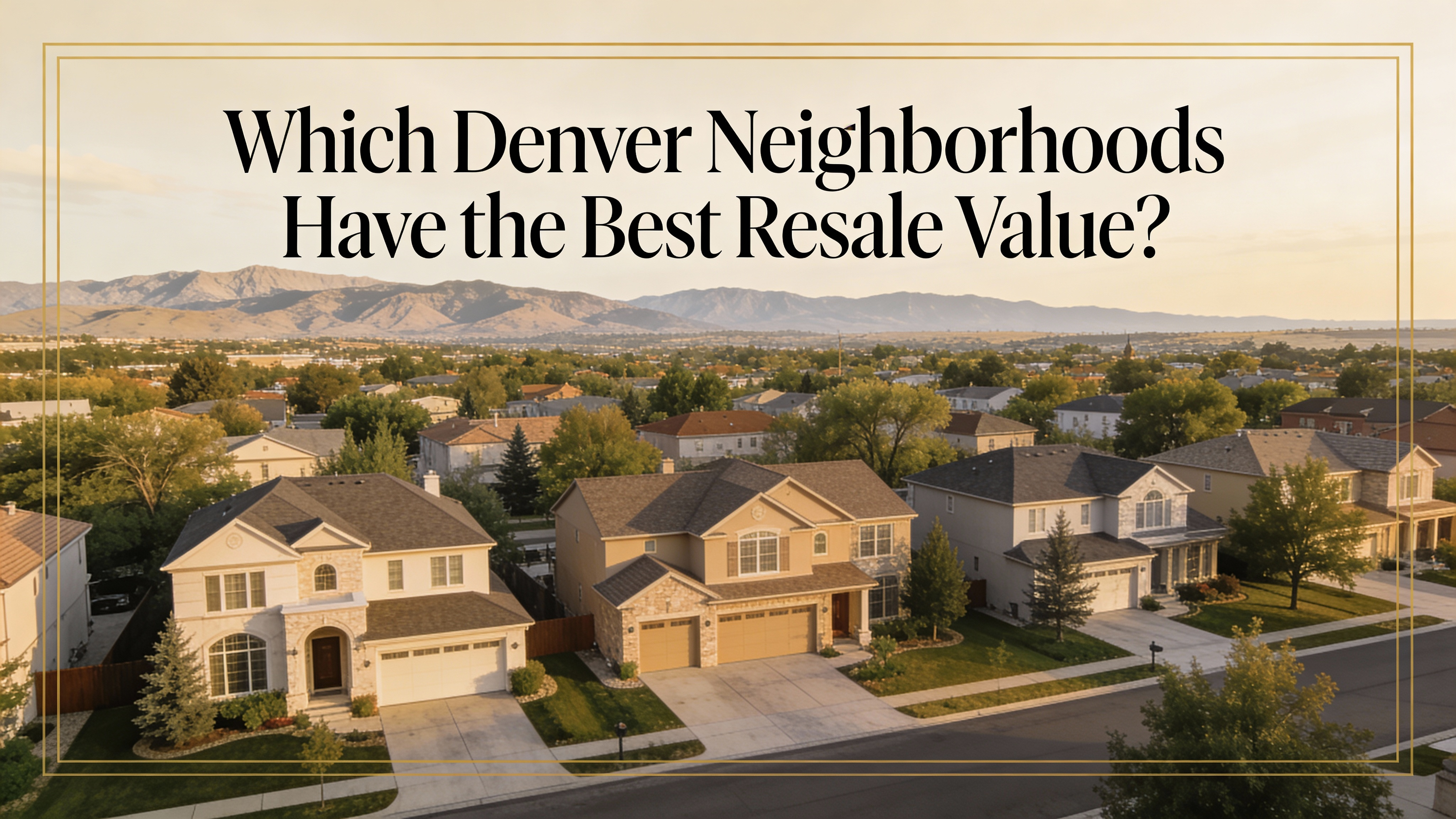 Which Denver Neighborhoods Have the Best Resale Value? - Lairio — Real ...