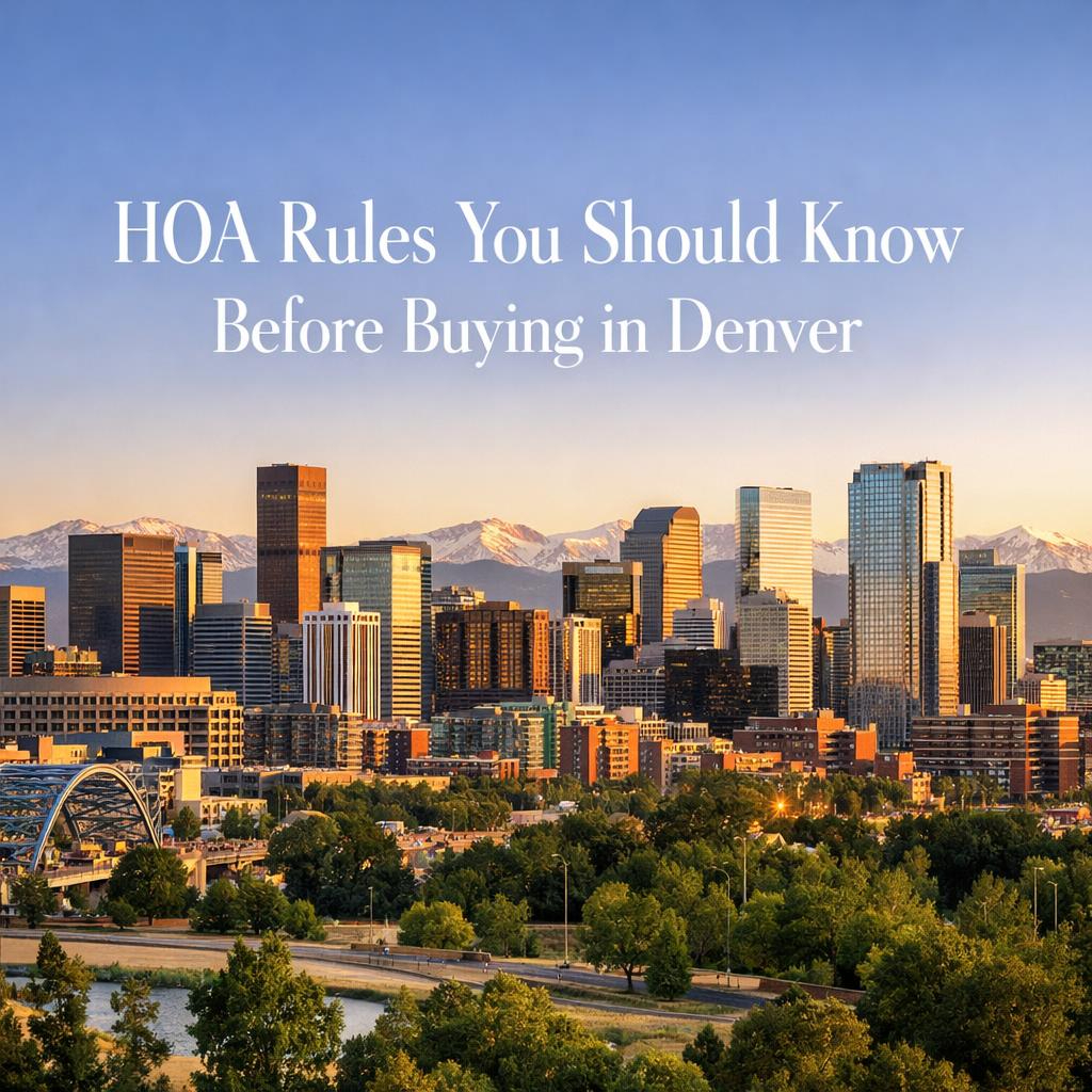 HOA Rules You Should Know Before Buying in Denver