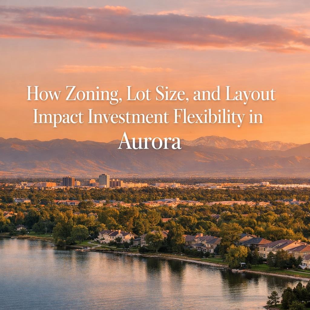 How Zoning, Lot Size, and Layout Impact Investment Flexibility in Aurora