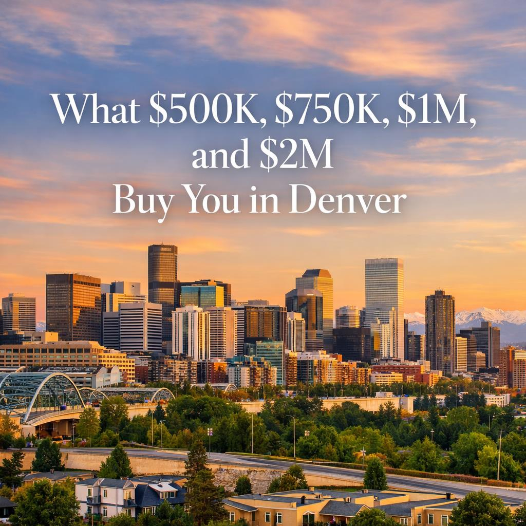 What $500K, $750K, $1M, and $2M Buy You in Denver