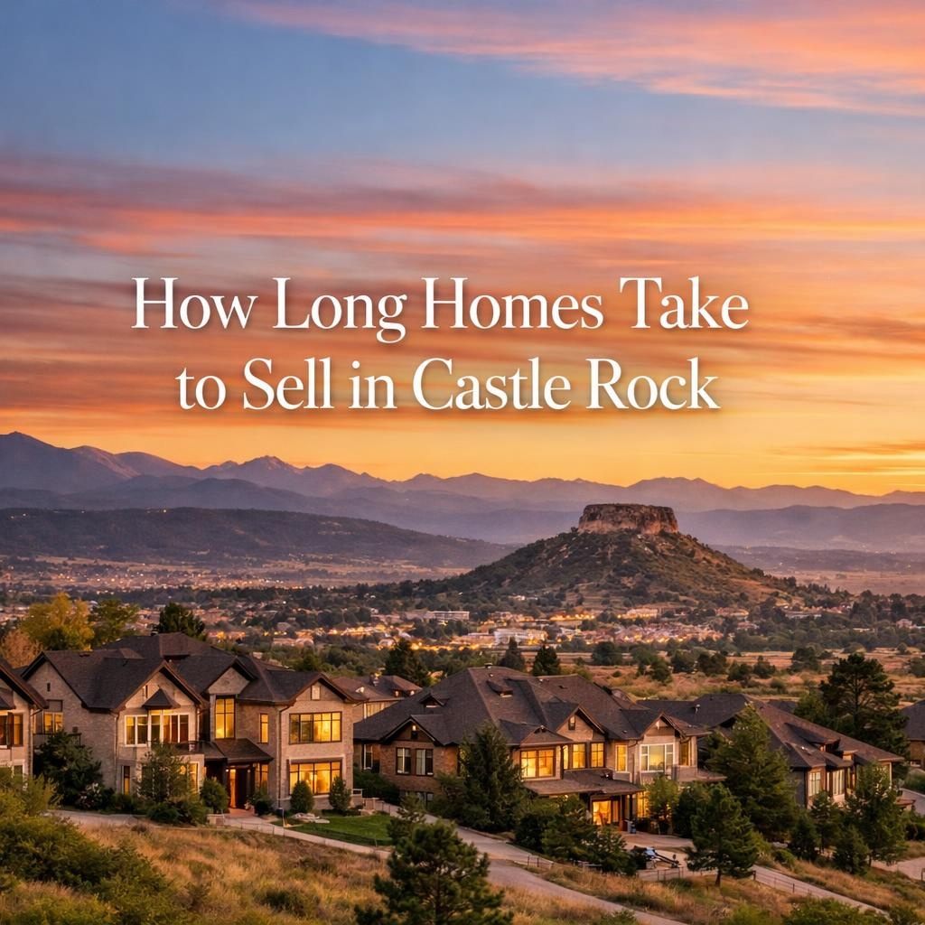 How Long Homes Take to Sell in Castle Rock