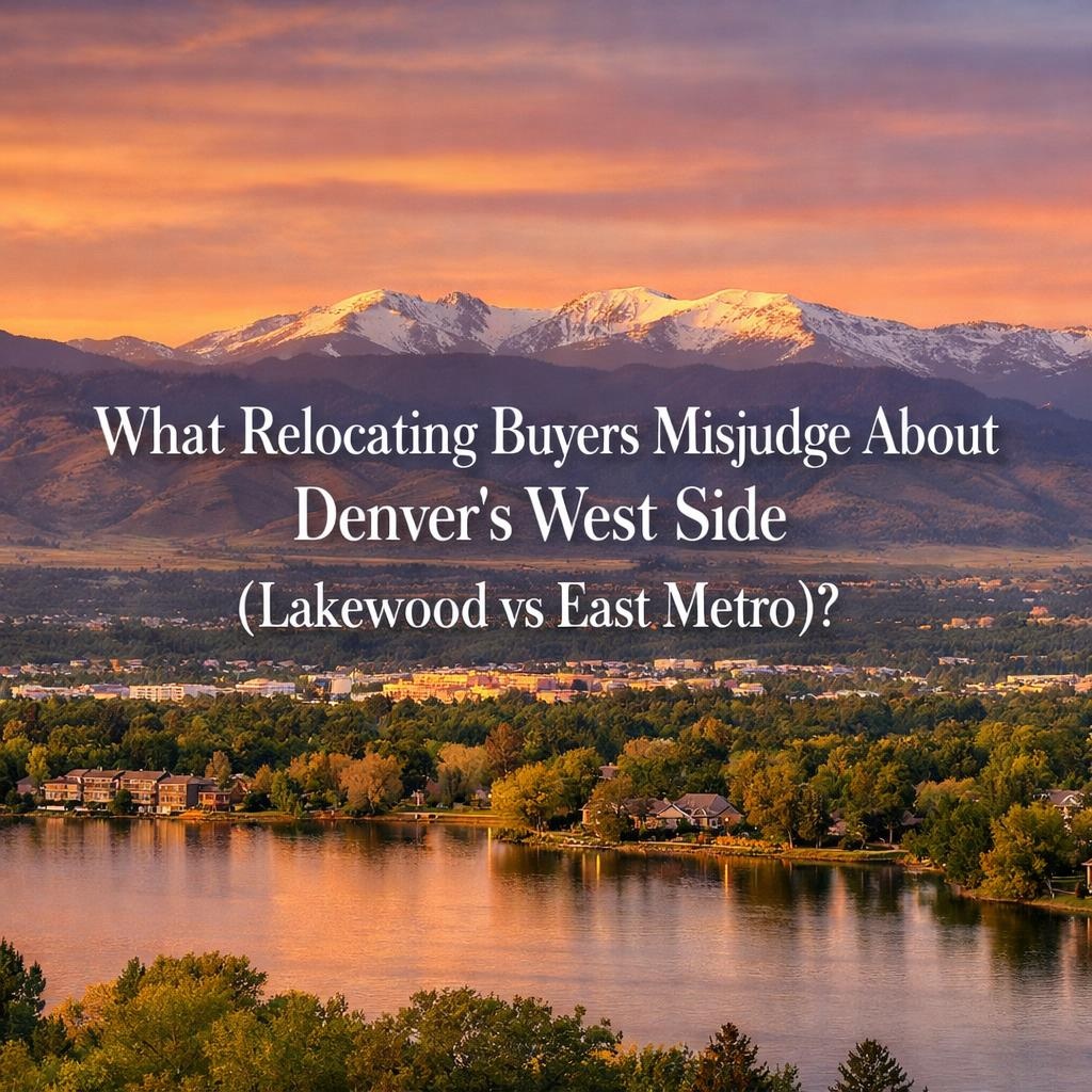 What Relocating Buyers Misjudge About Denver&rsquo;s West Side (Lakewood vs East Metro)