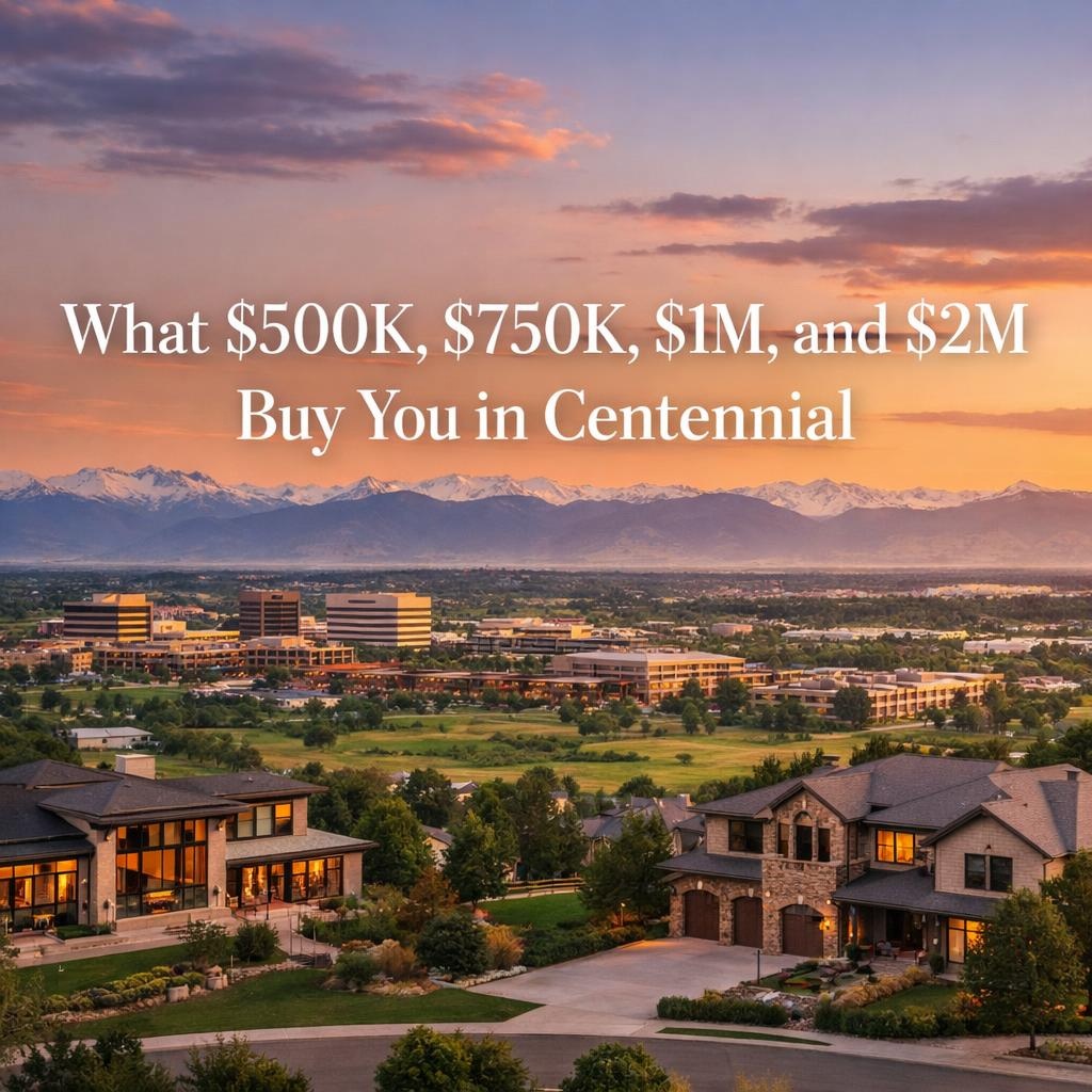 What $500K, $750K, $1M, and $2M Buy You in Centennial