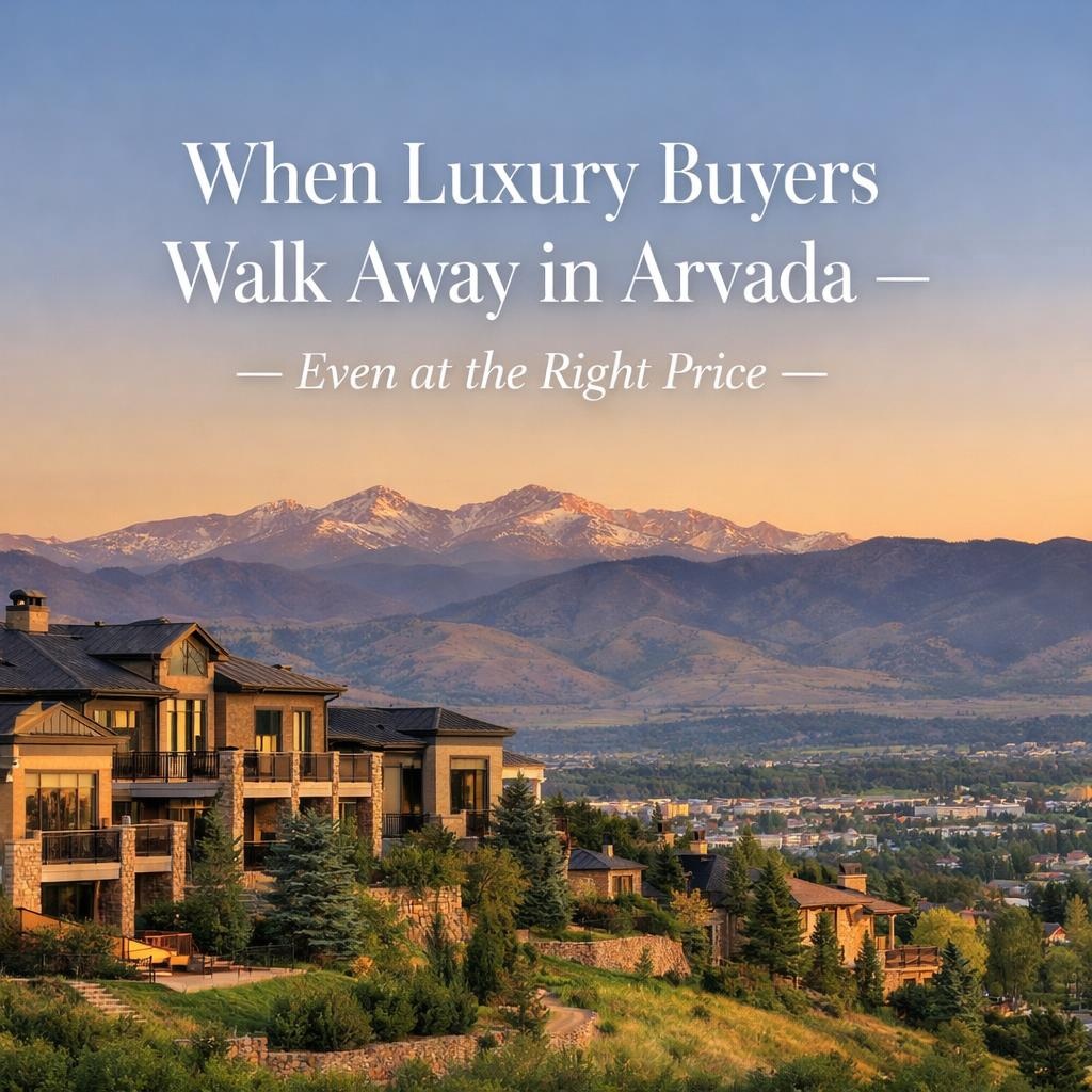 When Luxury Buyers Walk Away in Arvada &mdash; Even at the Right Price