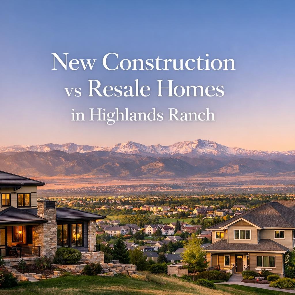 New Construction vs Resale Homes in Highlands Ranch