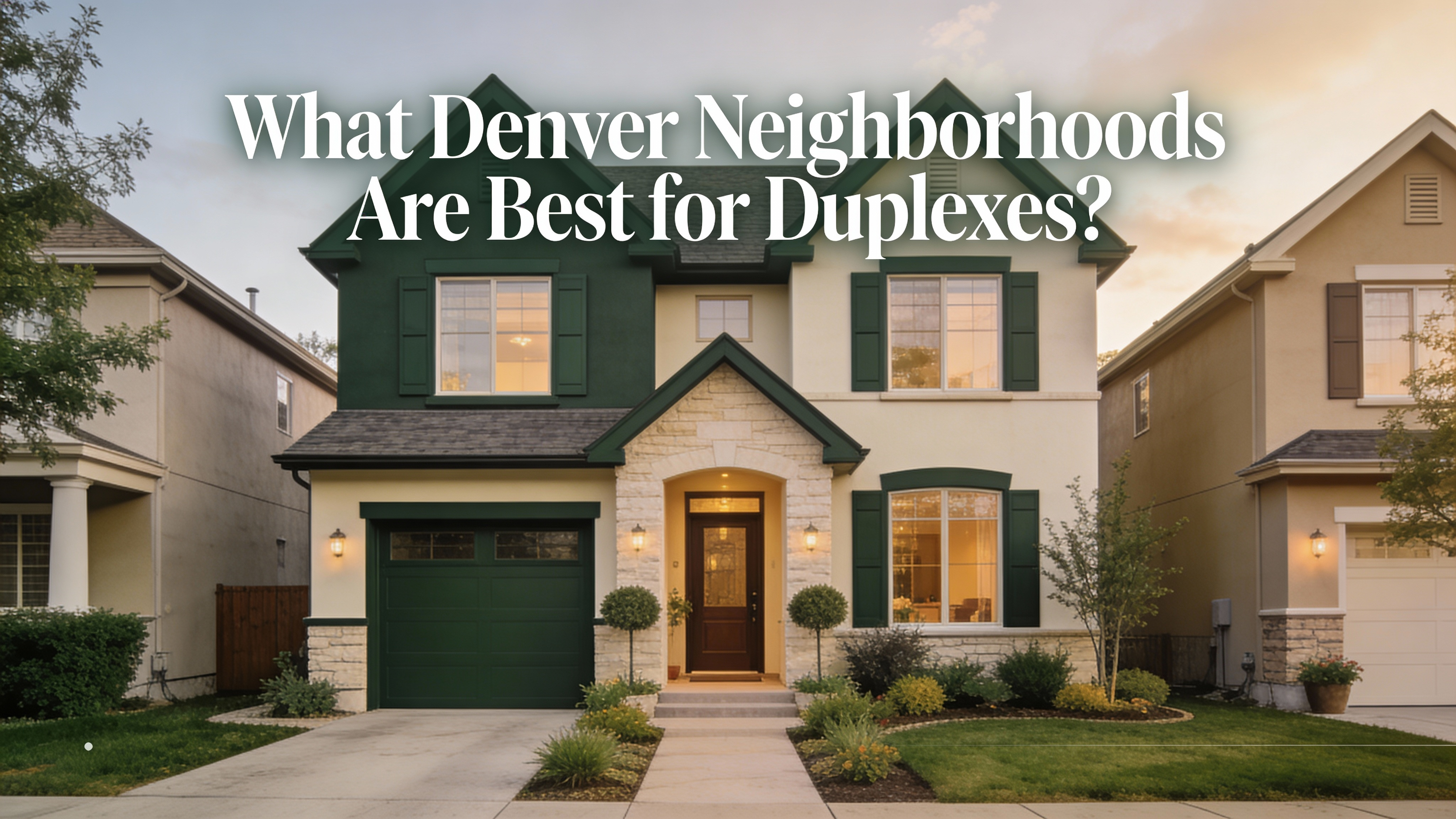 What Denver Neighborhoods Are Best for Duplexes? - Lairio — Real Estate ...