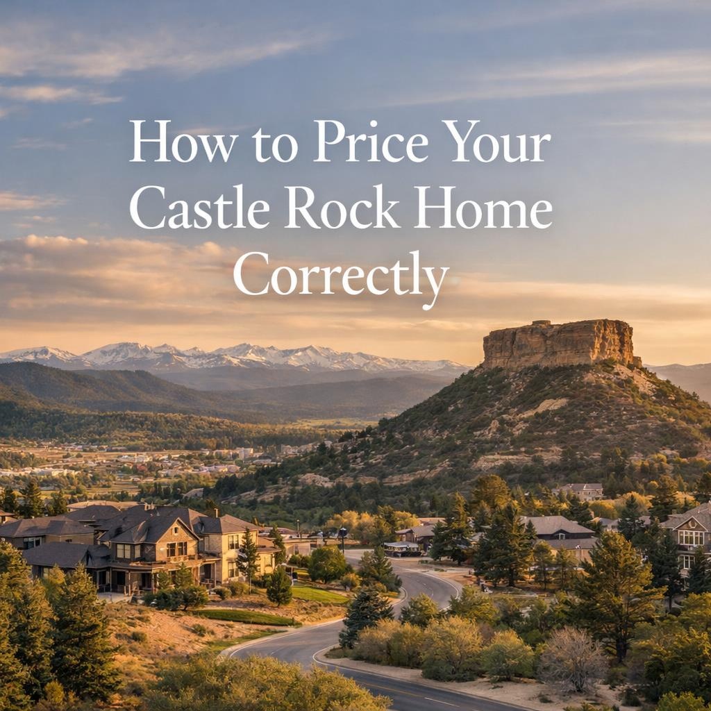 How to Price Your Castle Rock Home Correctly
