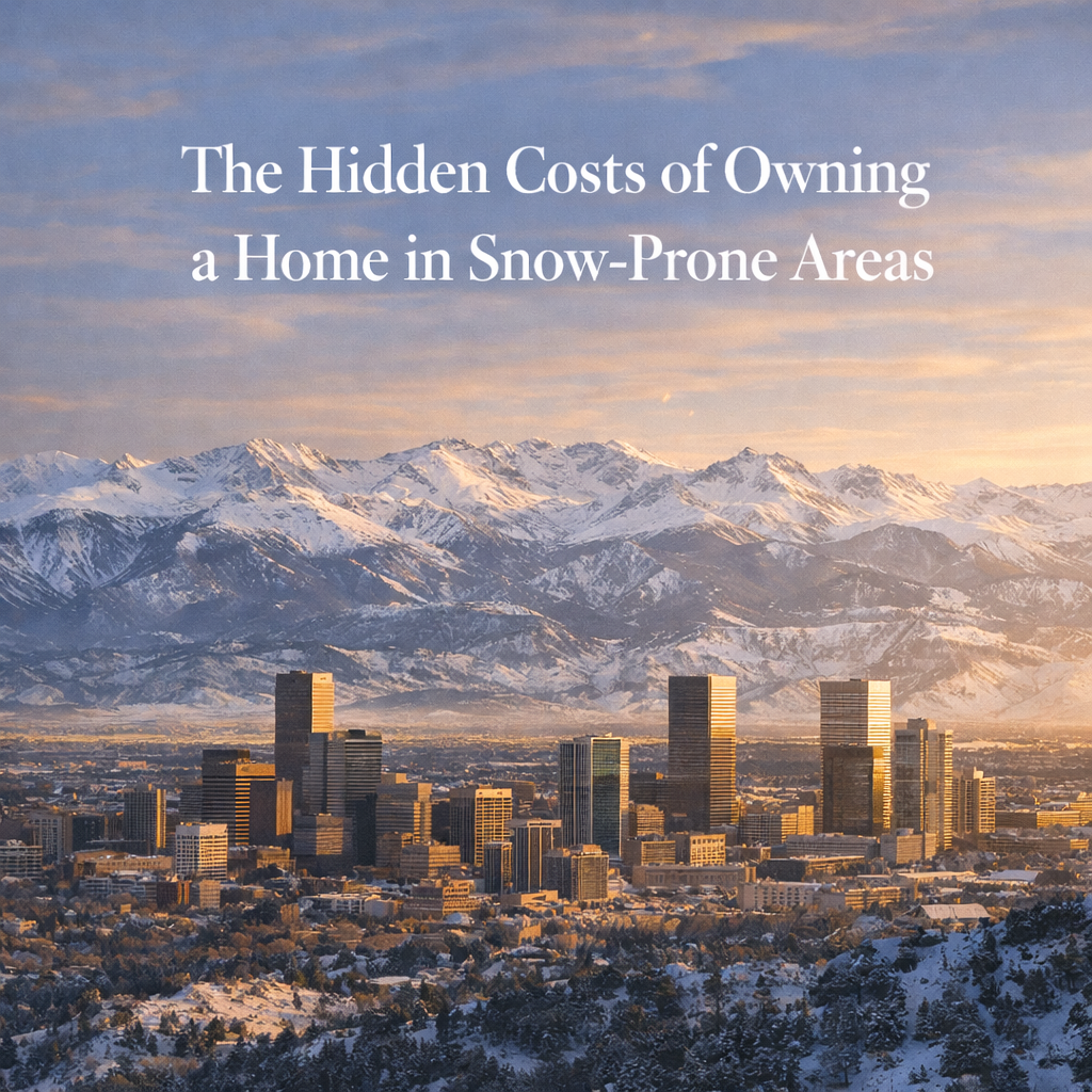 The Hidden Costs of Owning a Home in Snow-Prone Areas
