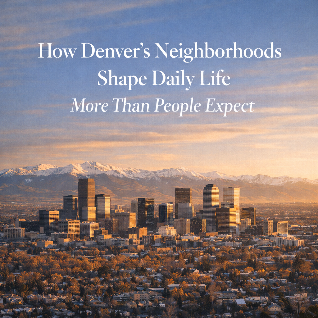 How Denver&rsquo;s Neighborhoods Shape Daily Life More Than People Expect