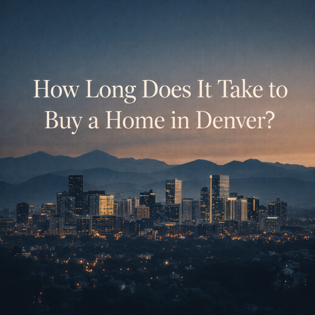 How Long Does It Take to Buy a Home in Denver?