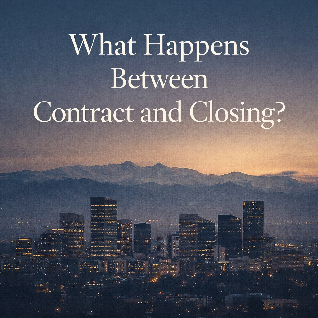What Happens Between Contract and Closing?