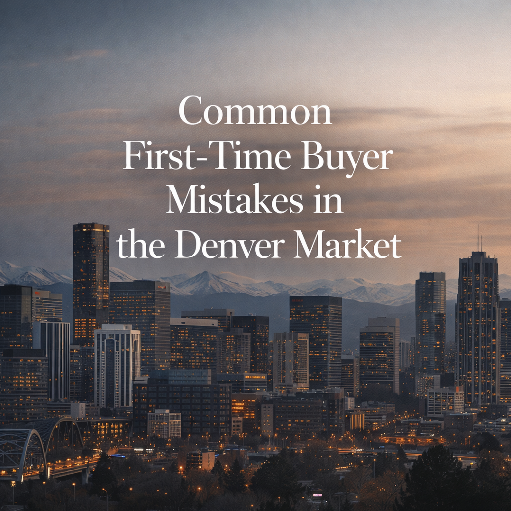 Common First-Time Buyer Mistakes in the Denver Market