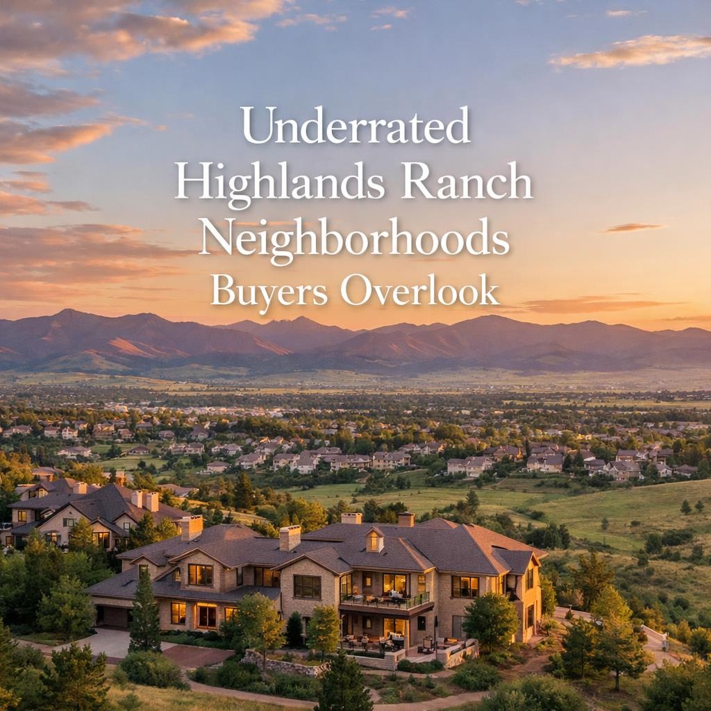 Underrated Highlands Ranch Neighborhoods Buyers Overlook