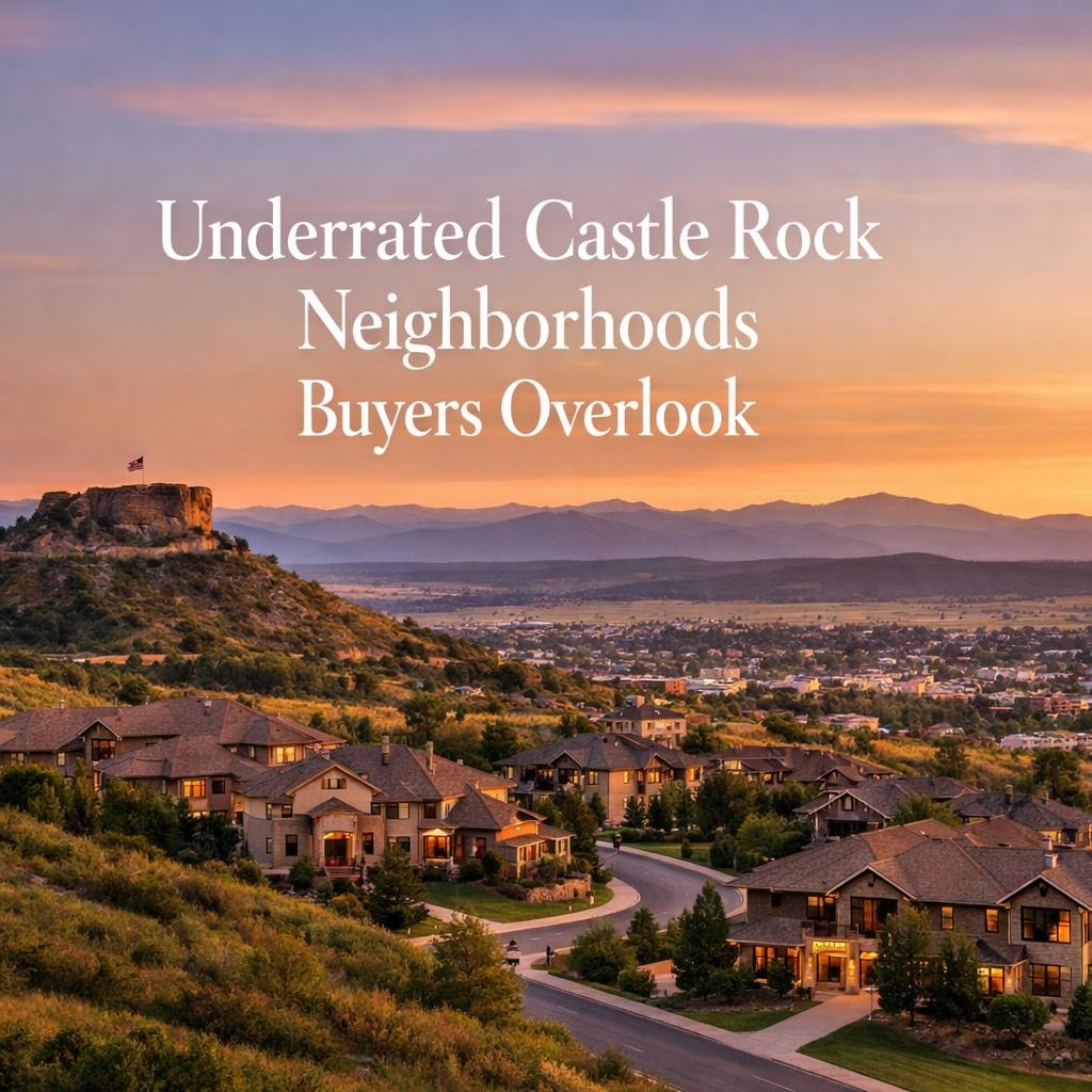 Underrated Castle Rock Neighborhoods Buyers Overlook