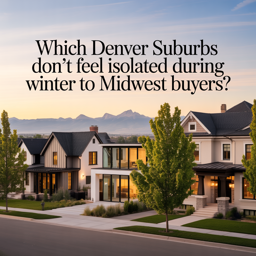 Which Denver Suburbs Don’t Feel Isolated During Winter to Midwest Buyers?