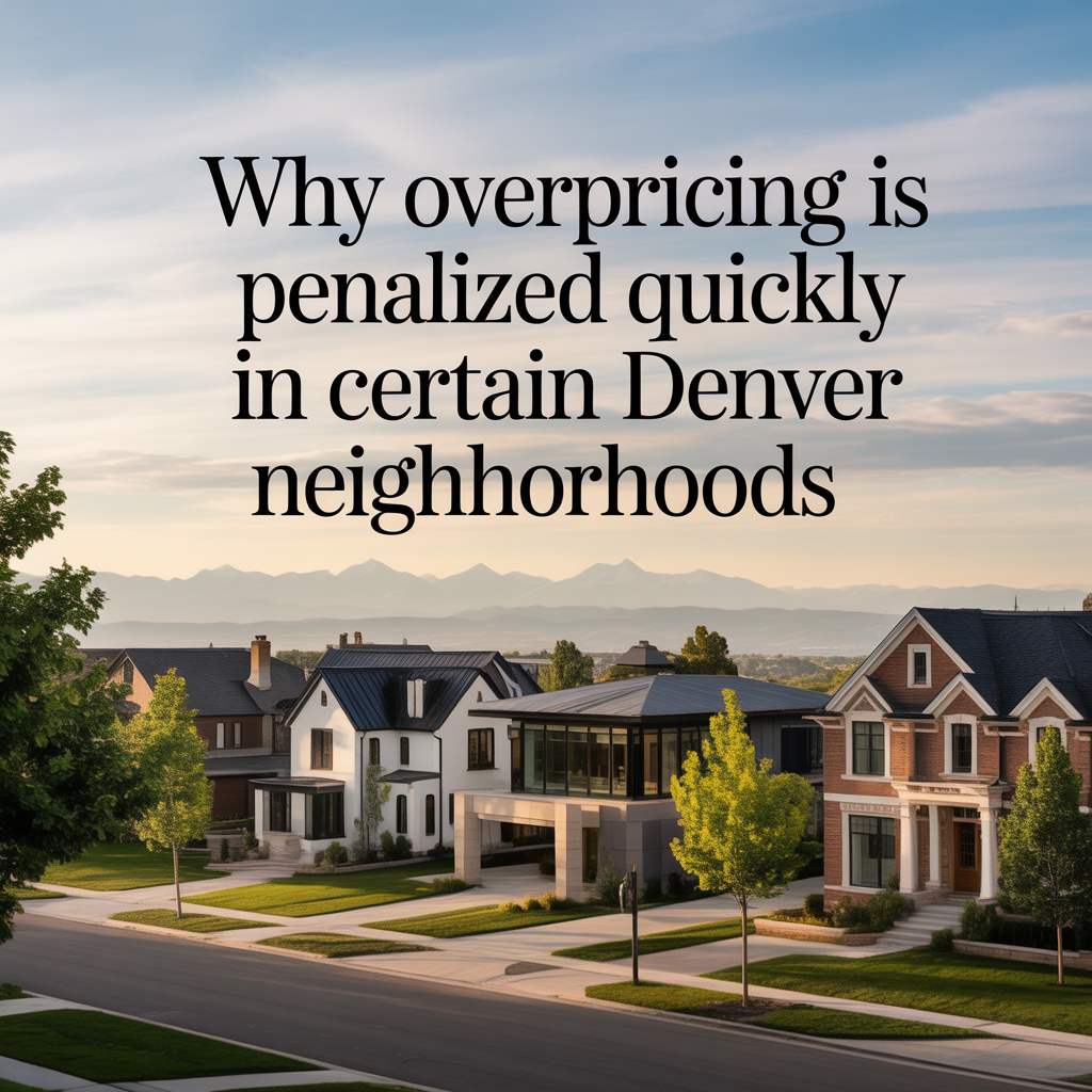 Why Overpricing Is Penalized Quickly in Certain Denver Neighborhoods