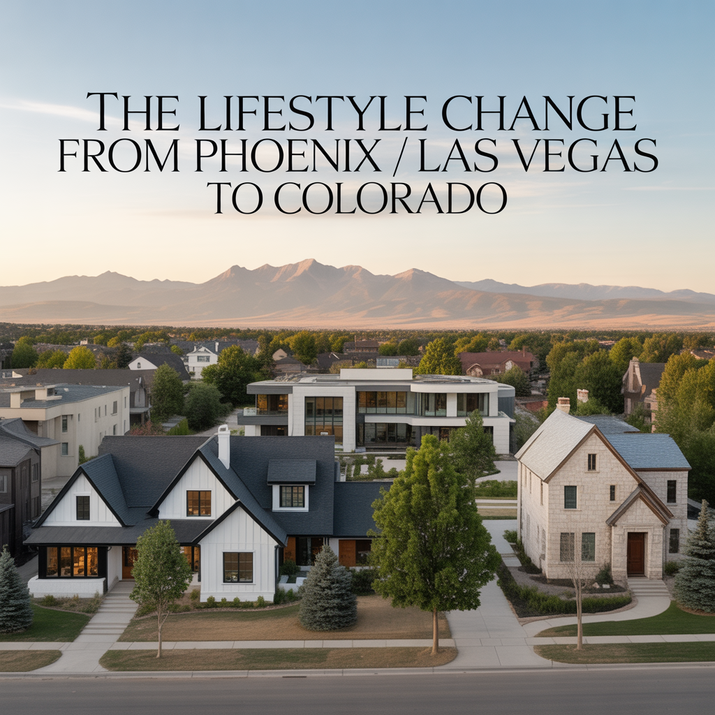 The Lifestyle Change From Phoenix / Las Vegas to Colorado