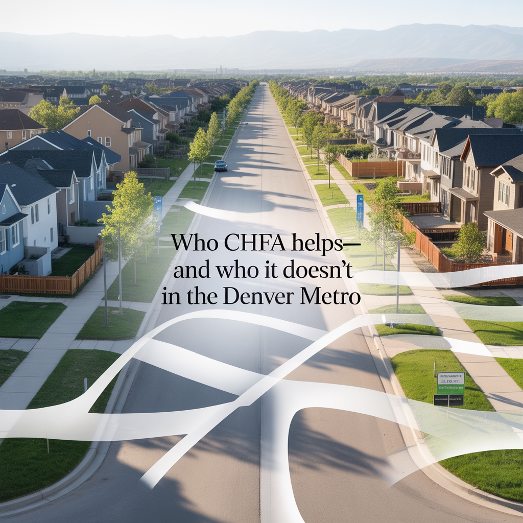 Who CHFA Helps&mdash;and Who It Doesn&rsquo;t&mdash;in the Denver Metro