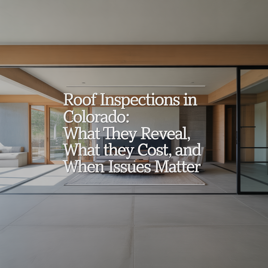 Sewer Scope Inspections in Colorado: Costs, Common Issues, and Repair Risks