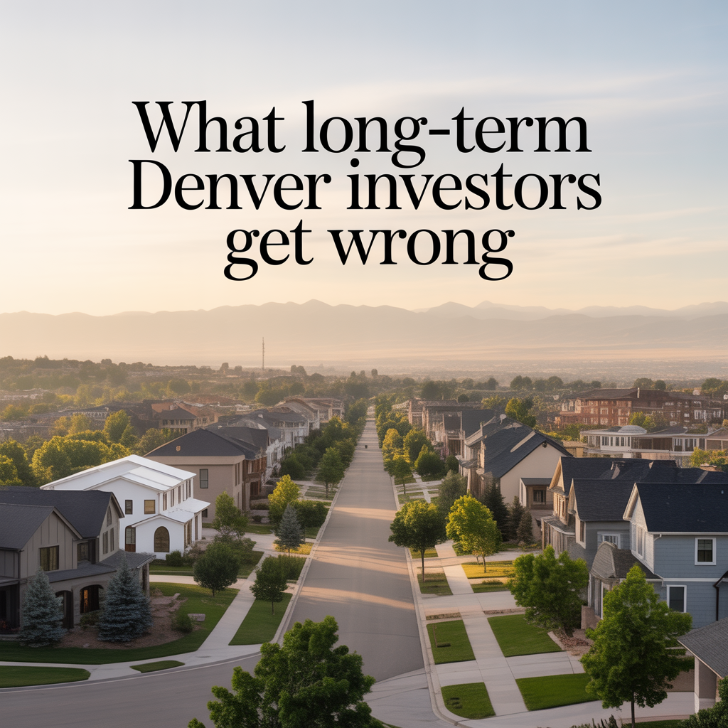 What Long-Term Denver Investors Get Wrong