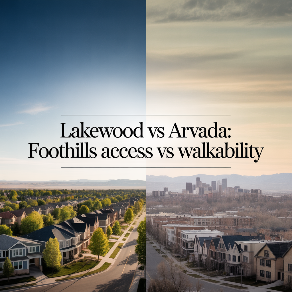 Lakewood vs Arvada: Foothills Access vs Walkability - Lairio — Real ...