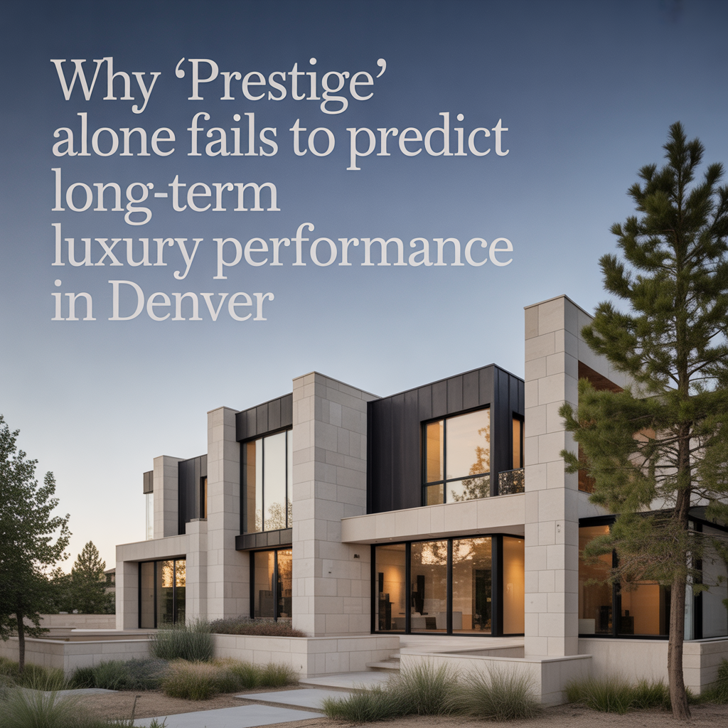 Why &ldquo;Prestige&rdquo; Alone Fails to Predict Long-Term Luxury Performance in Denver