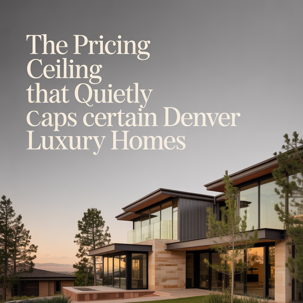 The Pricing Ceiling That Quietly Caps Certain Denver Luxury Homes