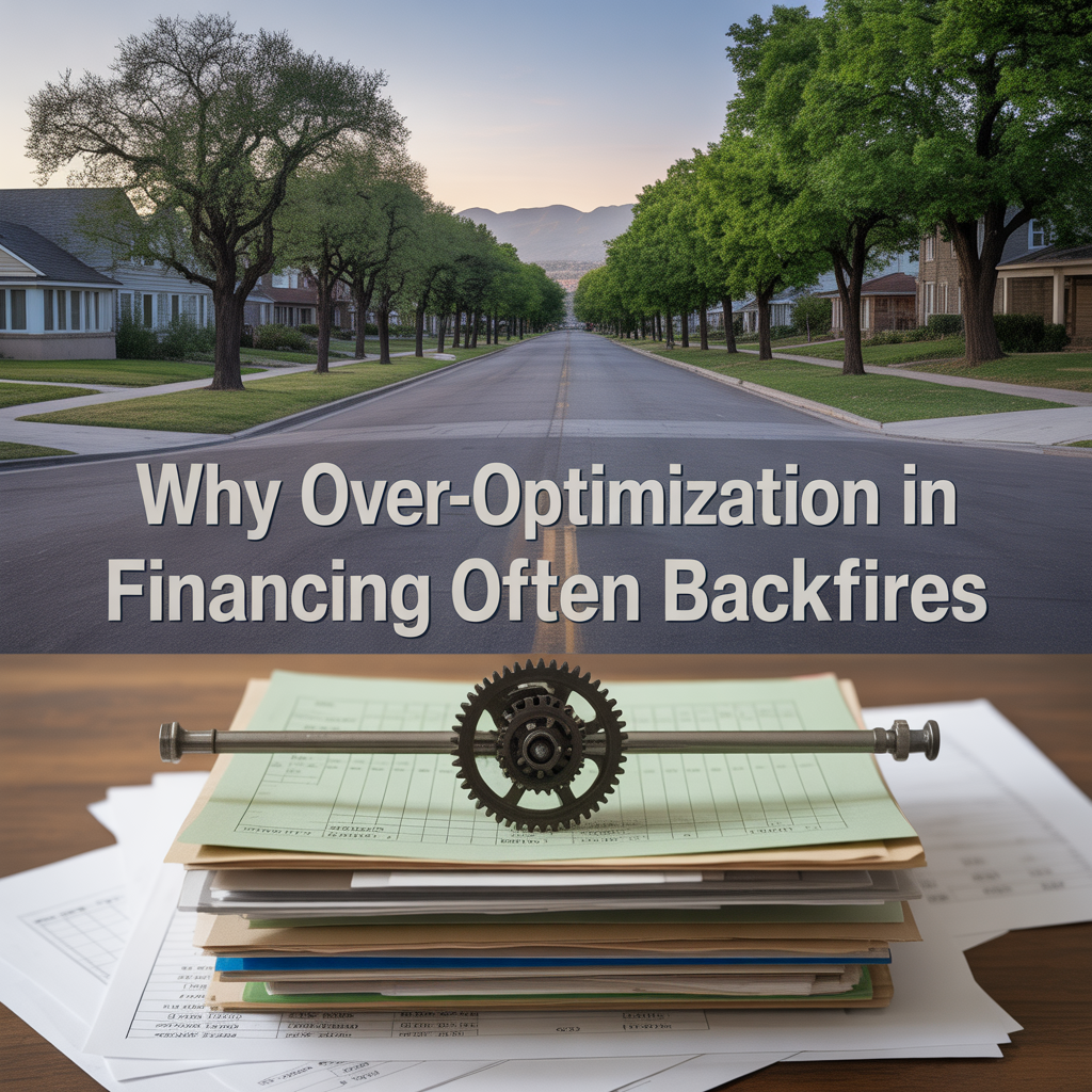 Why Over-Optimization in Financing Often Backfires
