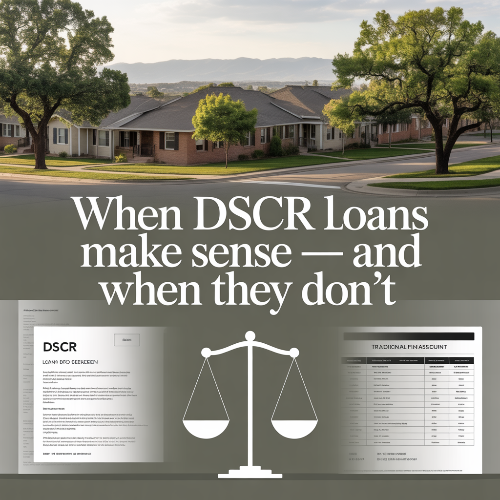 When DSCR Loans Make Sense &mdash; and When They Don&rsquo;t