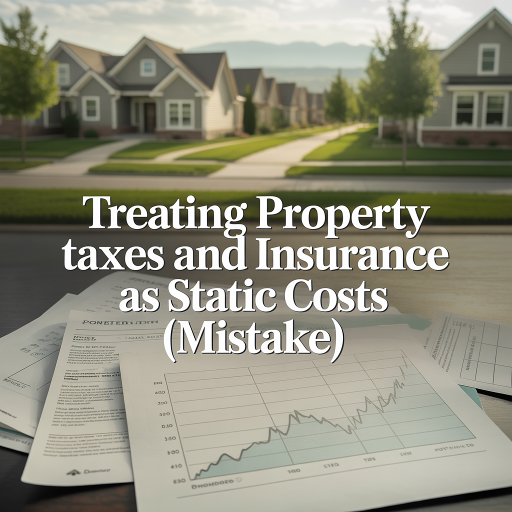 Treating Property Taxes and Insurance as Static Costs (MISTAKE)