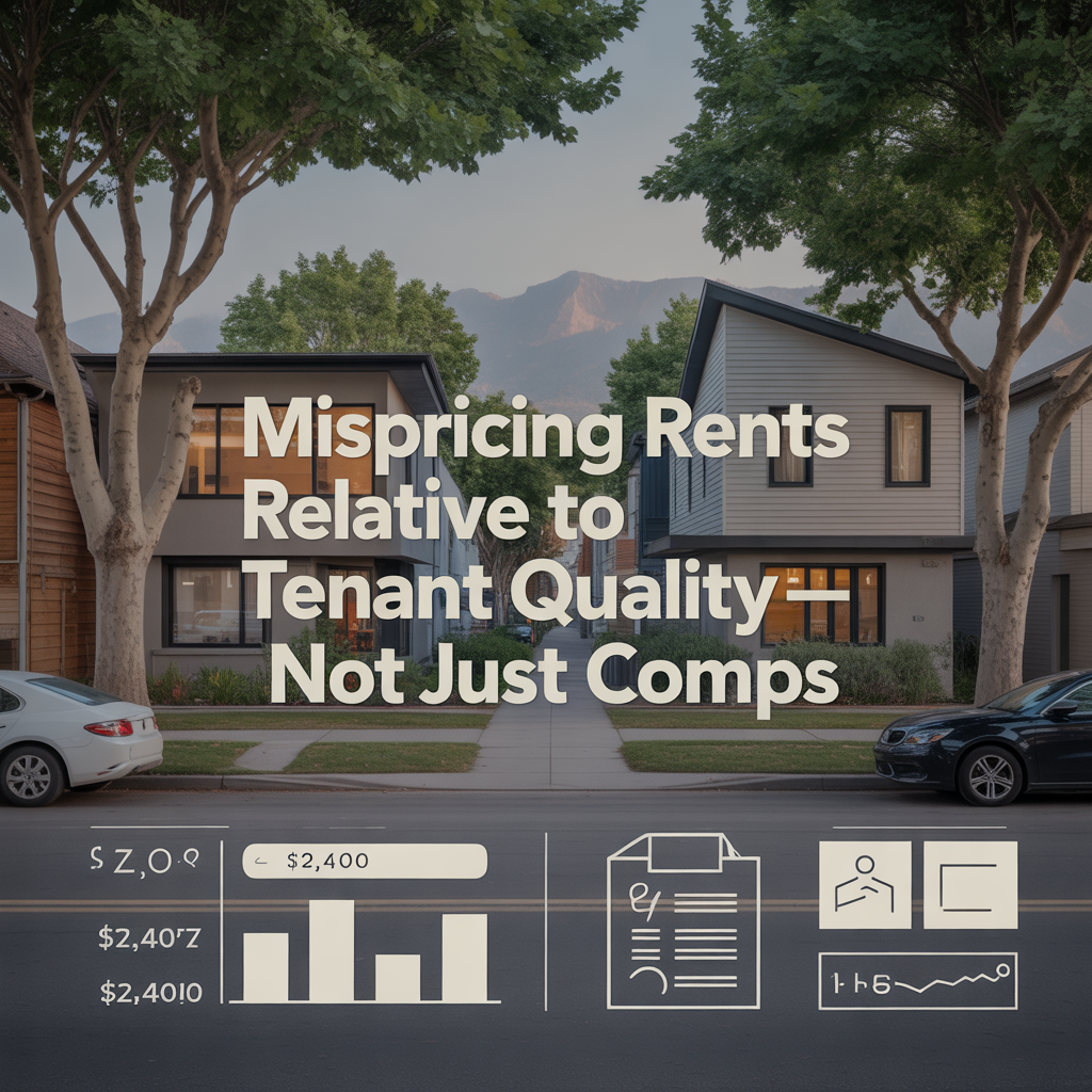 Mispricing Rents Relative to Tenant Quality, Not Just Comps (MISTAKE)