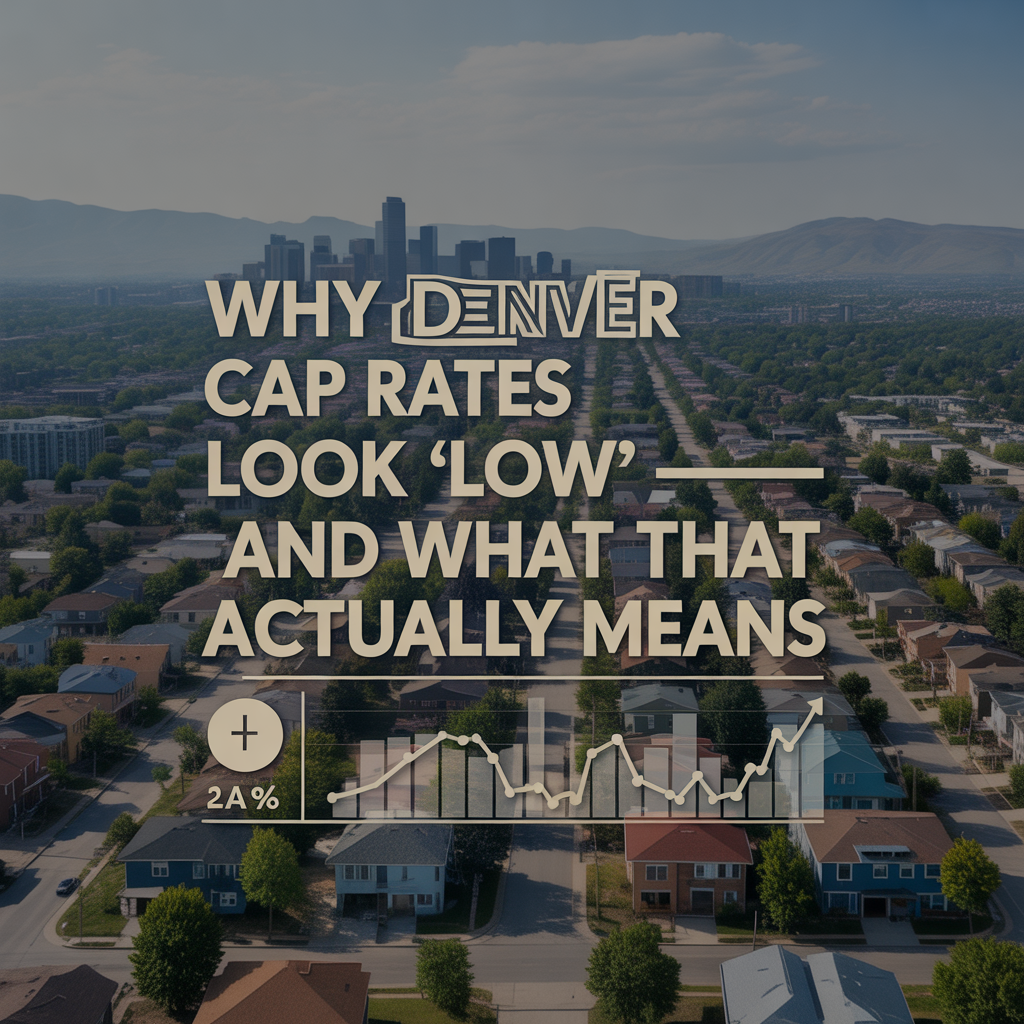 Why Denver Cap Rates Look &ldquo;Low&rdquo; &mdash; and What That Actually Means