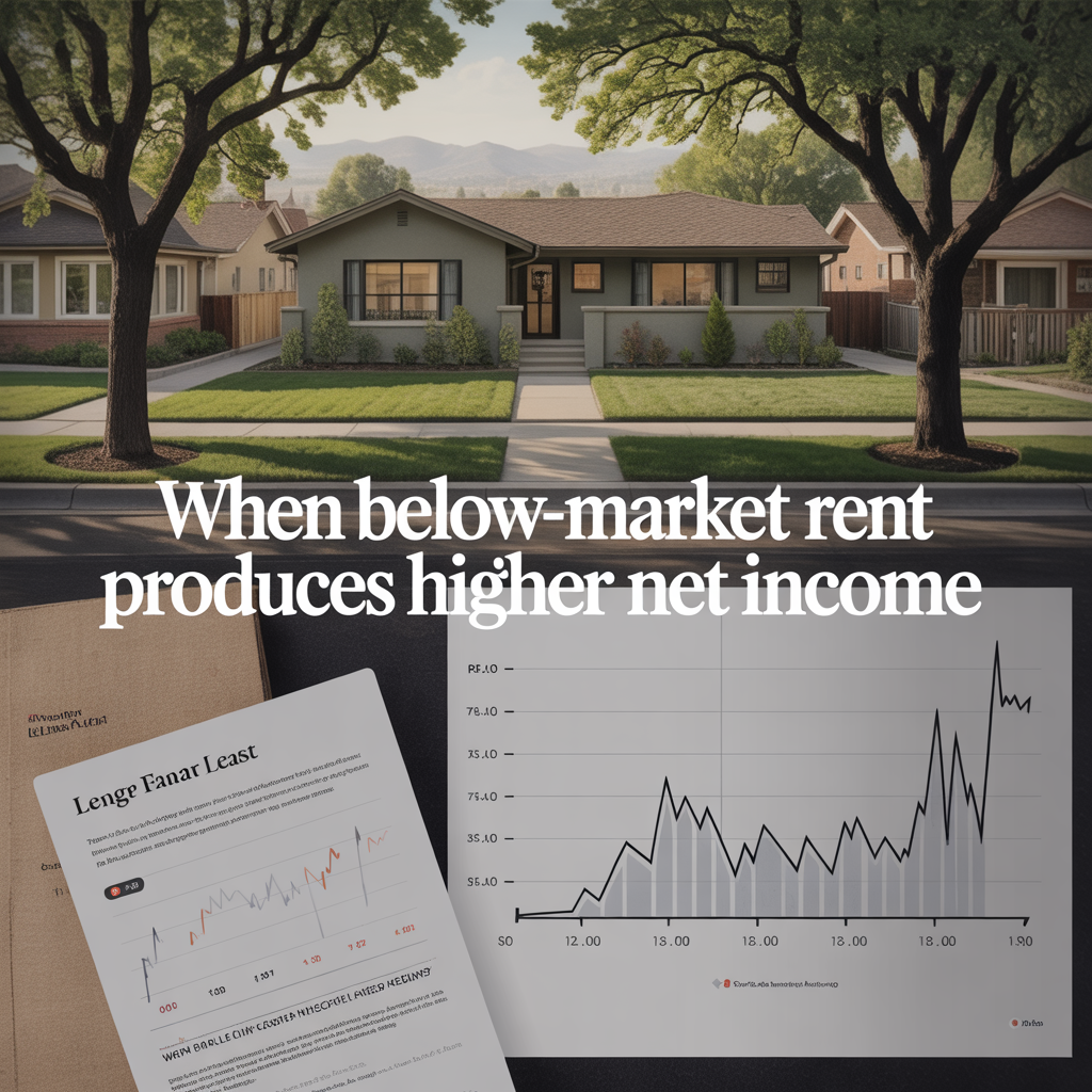 When Below-Market Rent Produces Higher Net Income