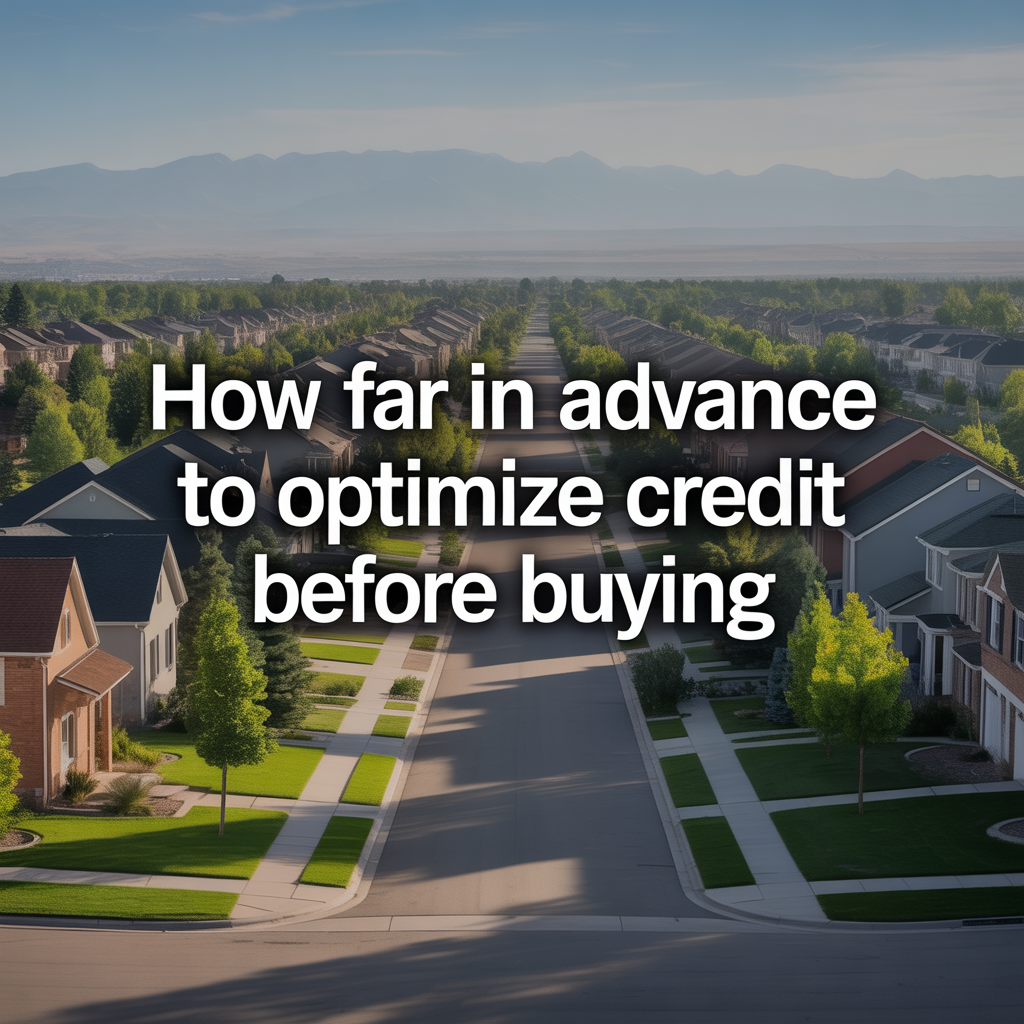 How Far in Advance to Optimize Credit Before Buying