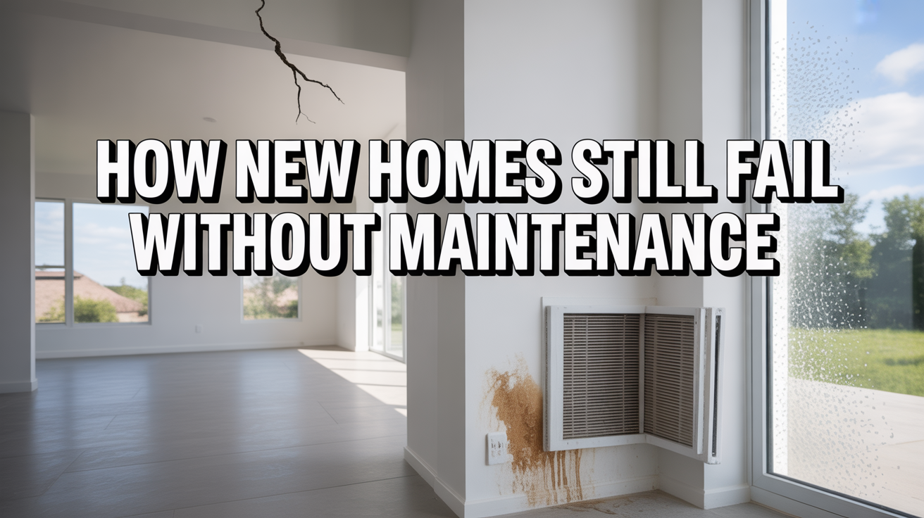 How New Homes Still Fail Without Maintenance