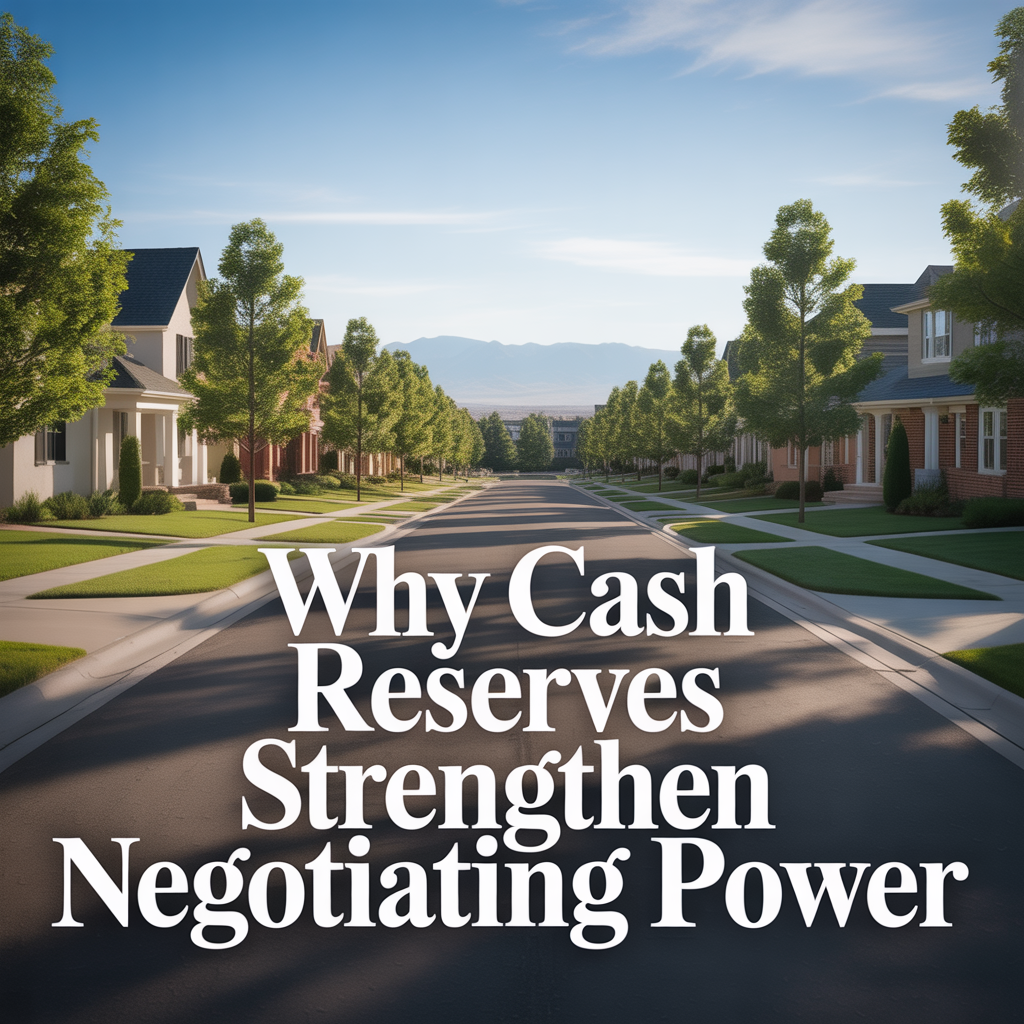 Why Cash Reserves Strengthen Negotiating Power