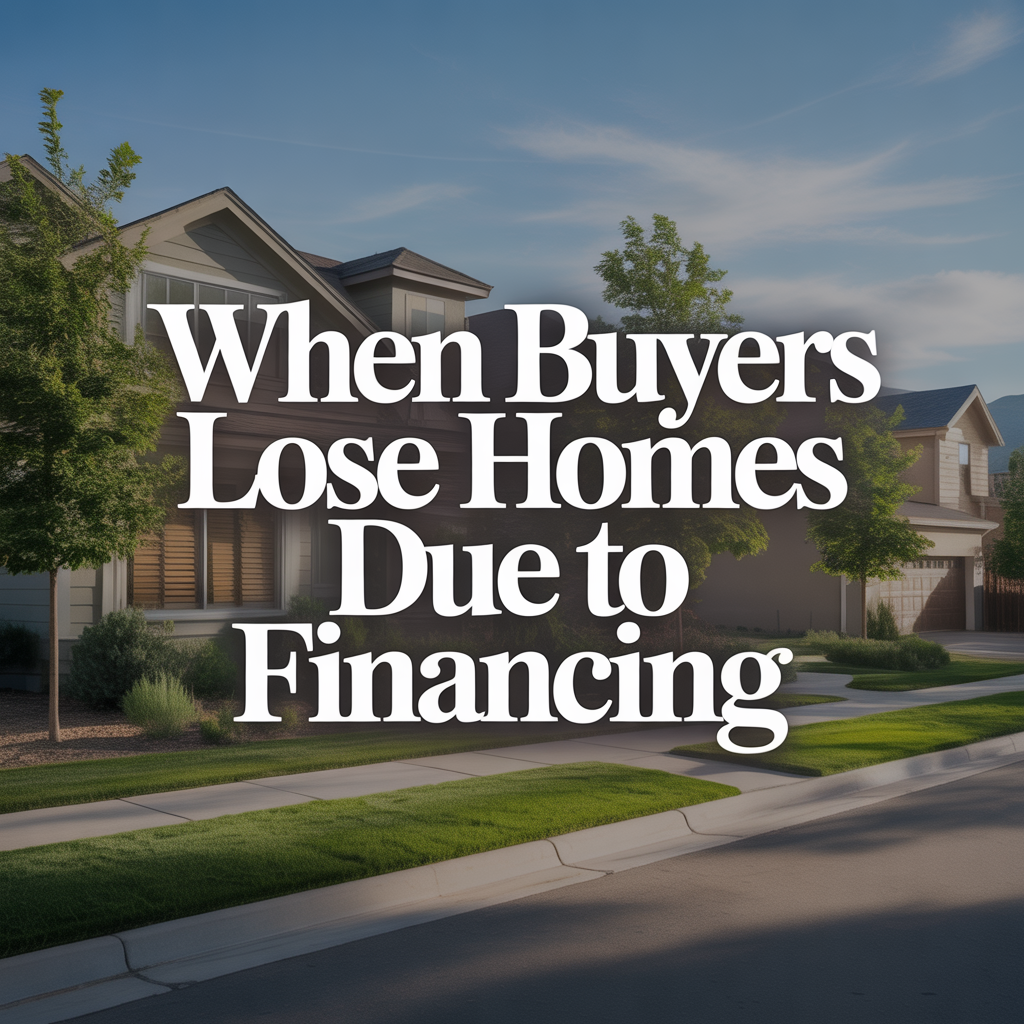 When Buyers Lose Homes Due to Financing
