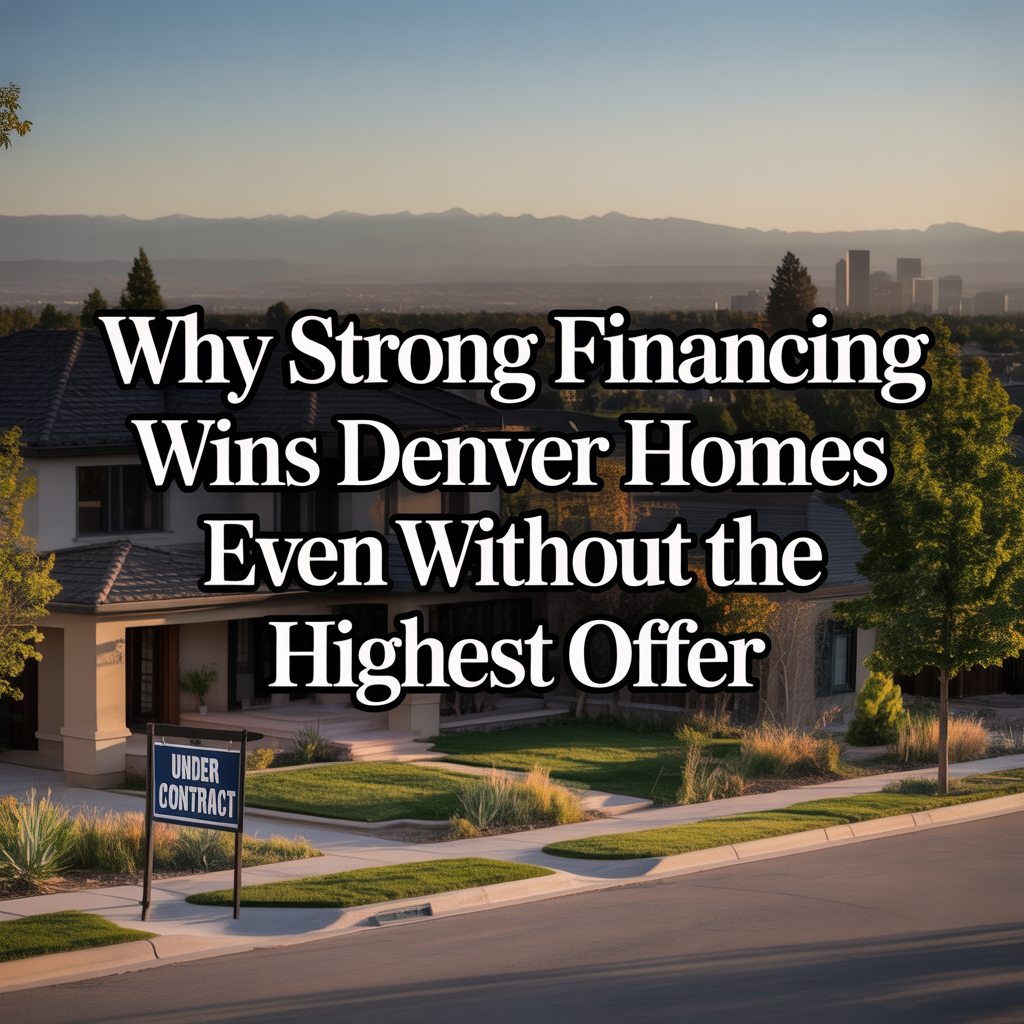Why Strong Financing Wins Denver Homes Even Without the Highest Offer