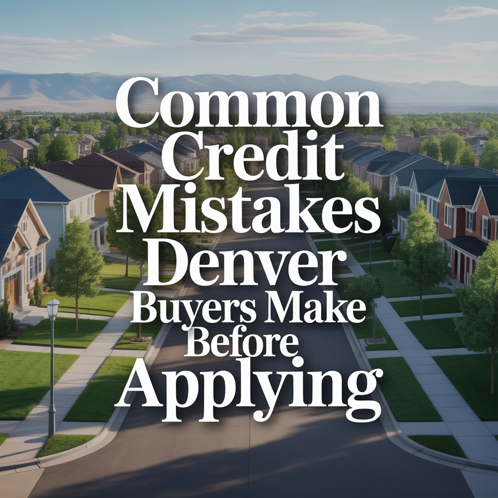 Common Credit Mistakes Denver Buyers Make Before Applying