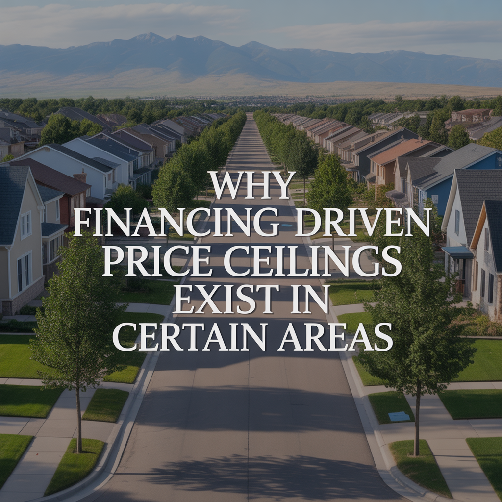 Why Financing-Driven Price Ceilings Exist in Certain Areas