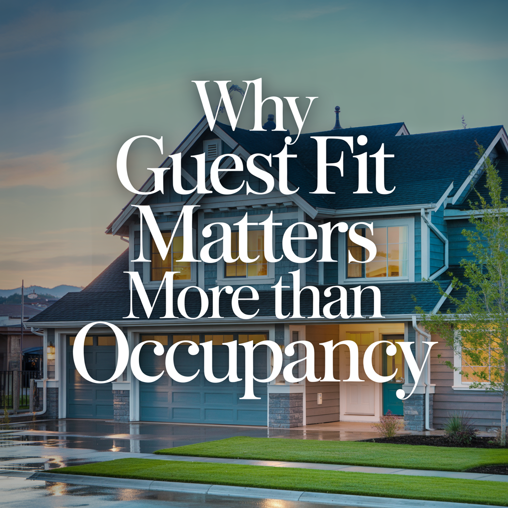 Why Guest Fit Matters More Than Occupancy