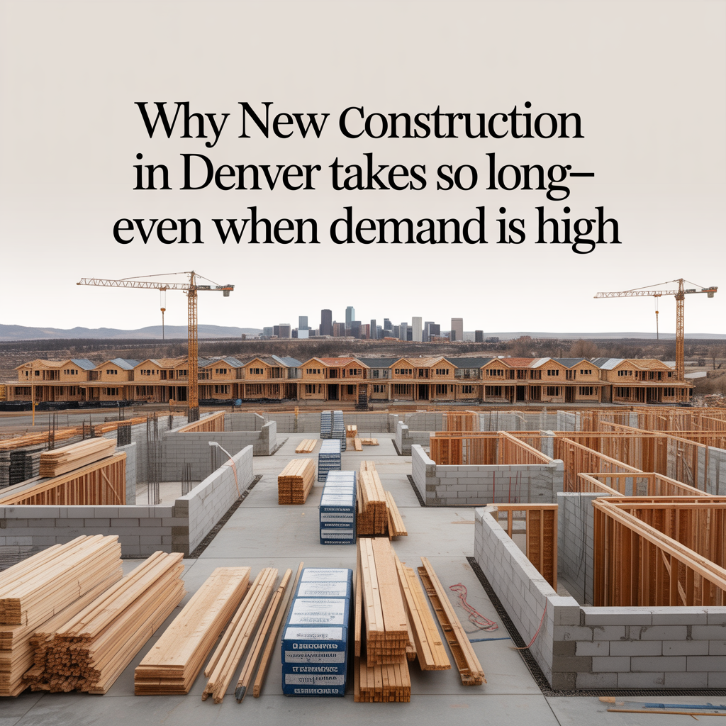 Why New Construction in Denver Takes So Long&mdash;Even When Demand Is High