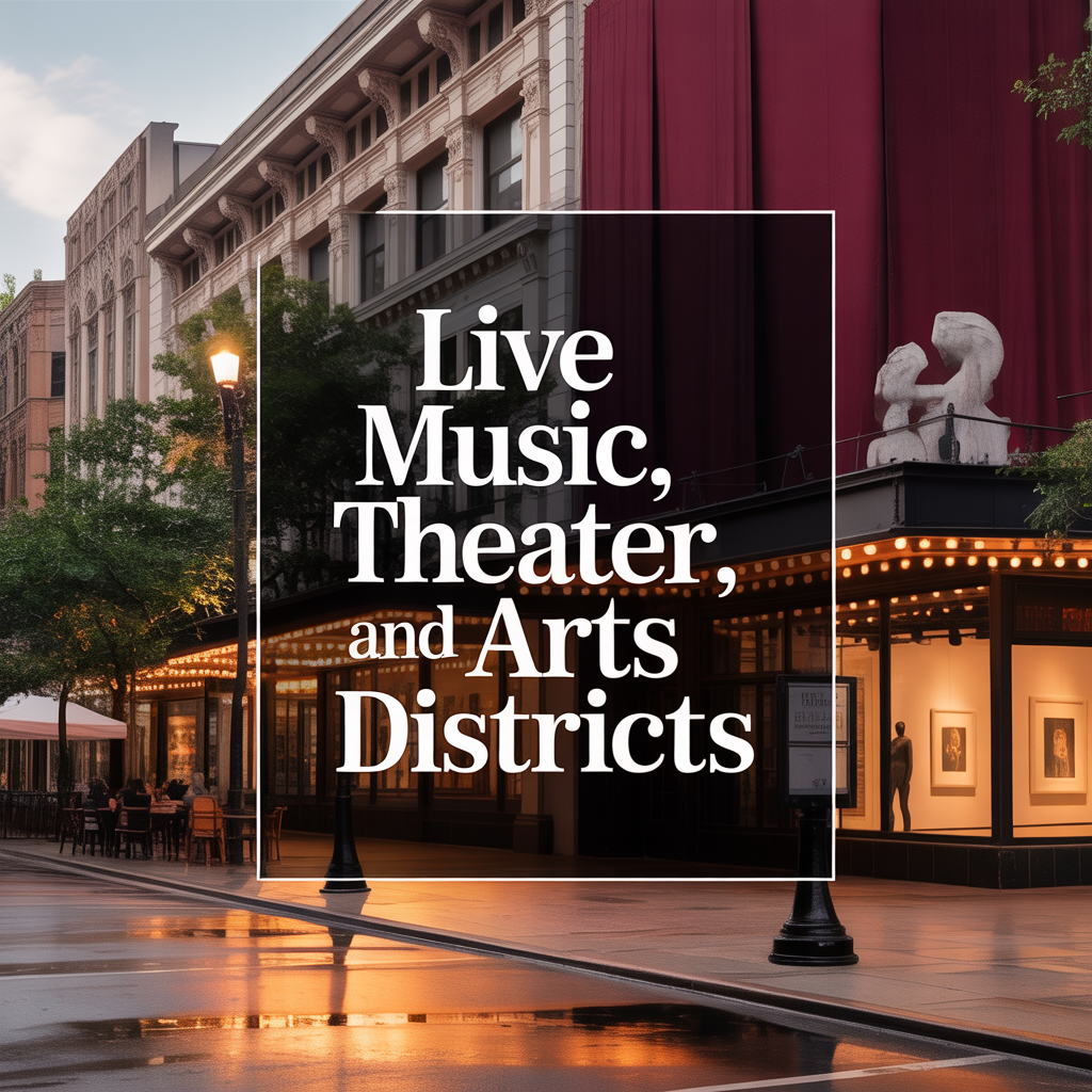 Live Music, Theater, and Arts Districts