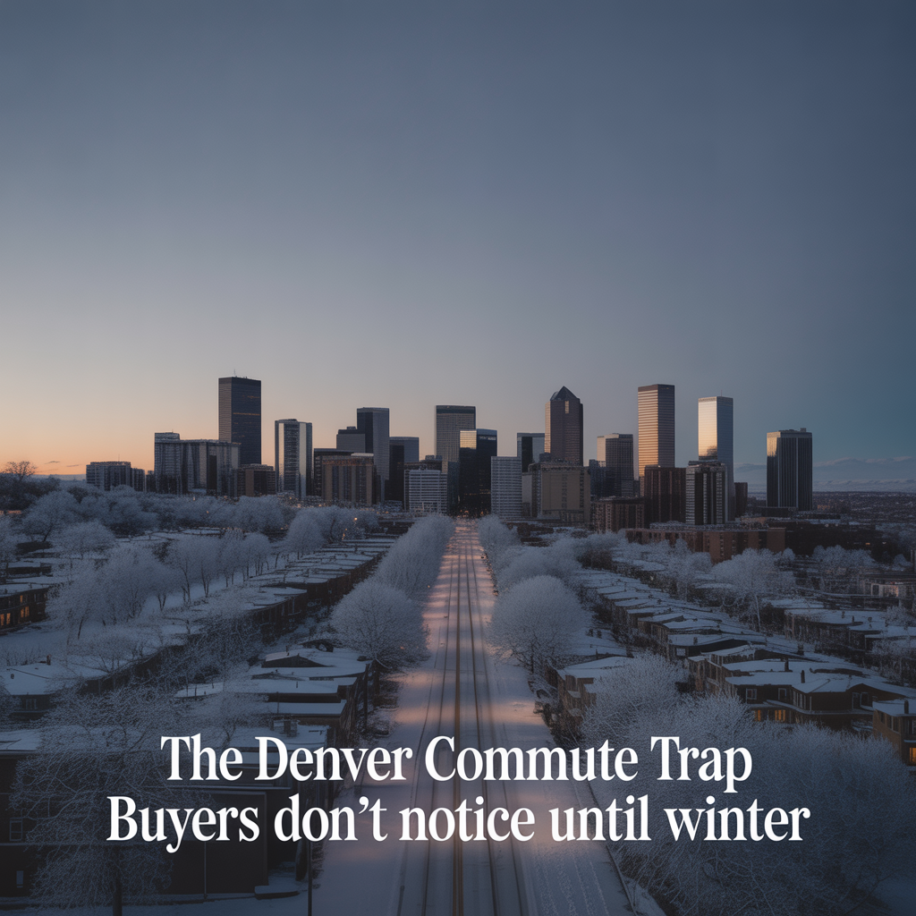 The Denver Commute Trap Buyers Don’t Notice Until Winter