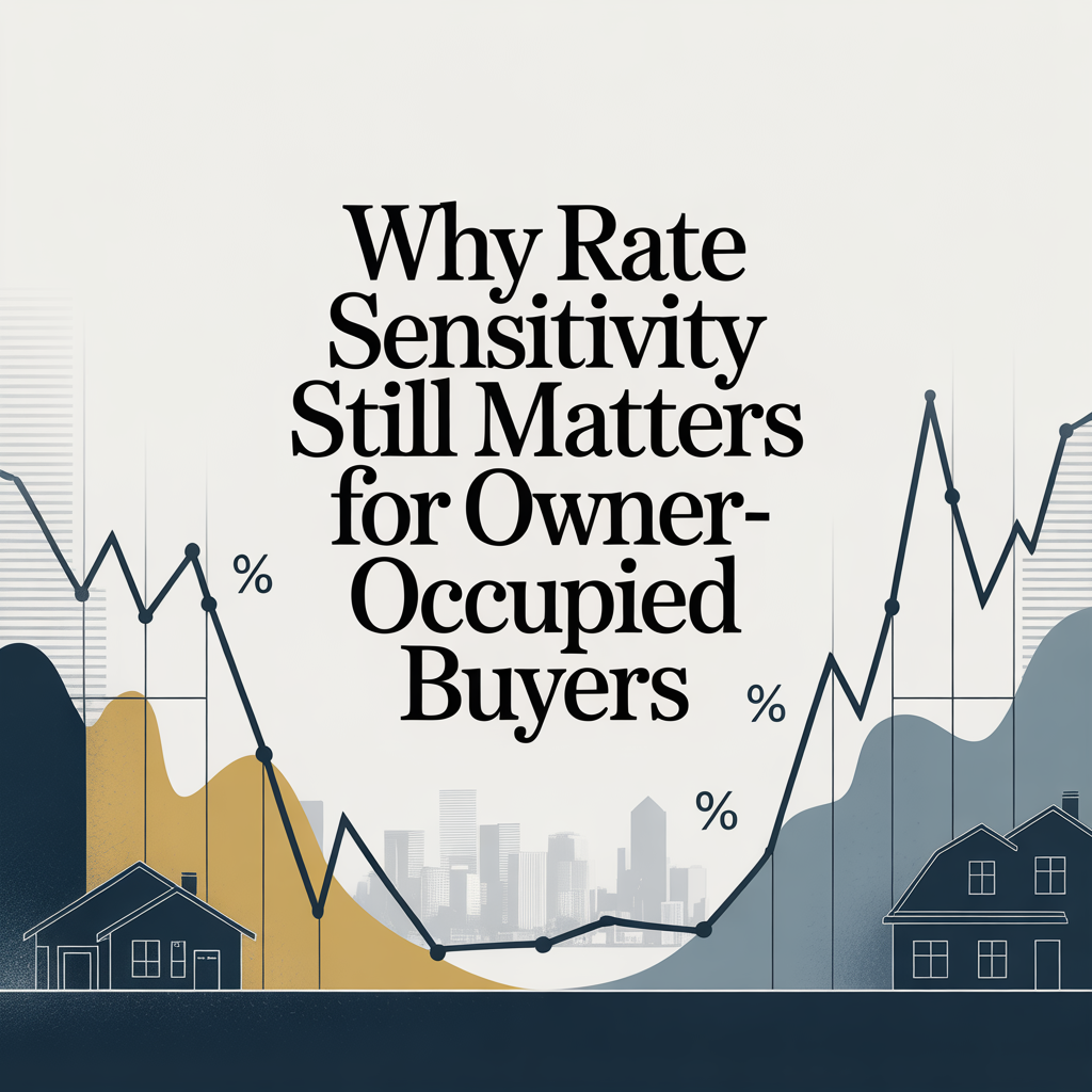 Why Rate Sensitivity Still Matters for Owner-Occupied Buyers